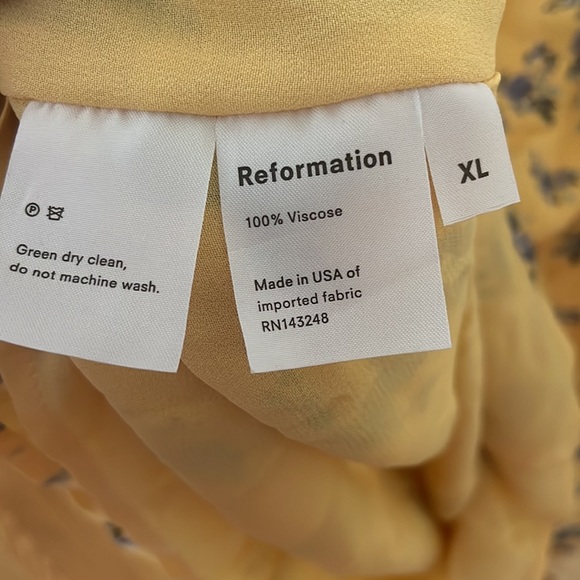 Reformation Bell Mini Dress - Picture 7 of 8